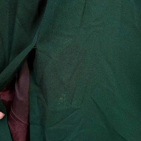 Vintage Alex Evenings Classic Dress Sleeveless Maxi Size 10 Green Polyester - Picture 6 of 15